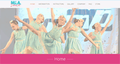 Desktop Screenshot of miadancefactory.com